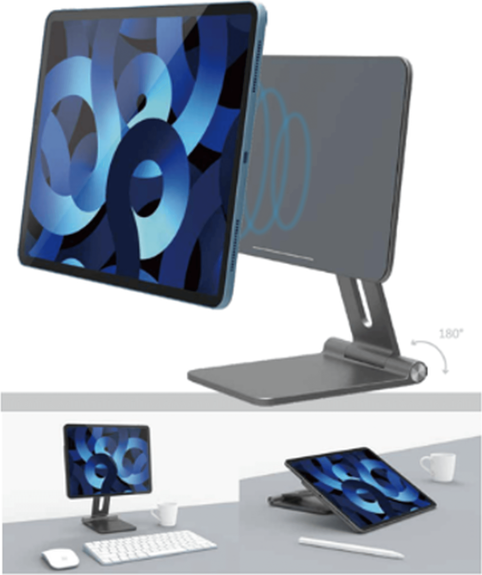 Купить ADAM elements MAG M Magnetische Ständer | Apple iPad Pro 12,9" (2022 - 2018) | grau | AACADMAGM12GY (AACADMAGM12GY) в магазине wardena.ru