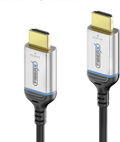 Купить FIBERX FX-I380-010 - 10m HDMI 8K Glasfaser Verbindungskabel HDMI v2.1 48Gbps für Auflösungen bis zu 8K UltraHD-2 60Hz schwarz (FX-I380-010) в магазине wardena.ru