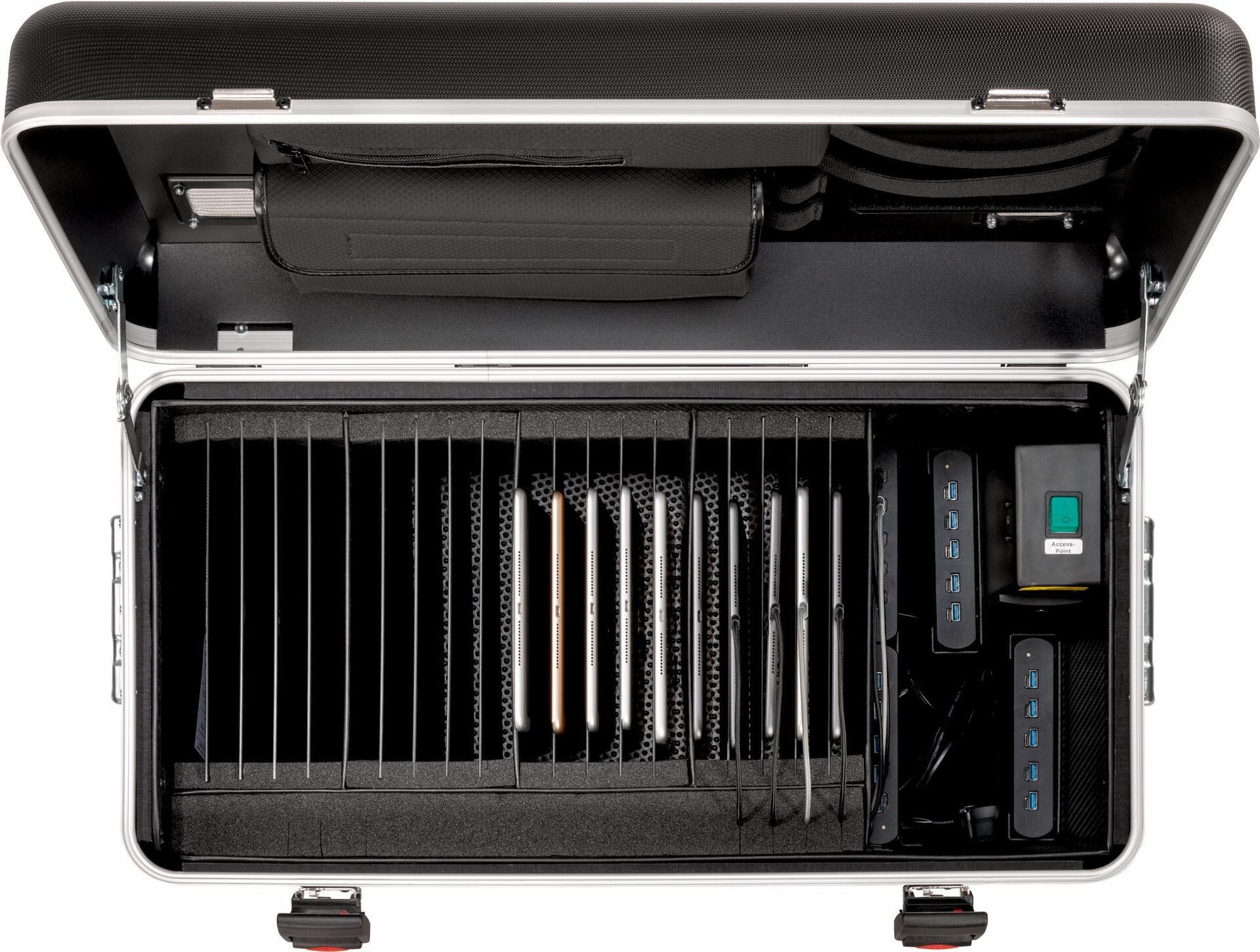 Купить PARAT PARAPROJECT Case TC20 Plus - Wagen (nur Laden) - für 20 Tablets - verriegelbar - X-ABS Kunststoff - Schwarz - Bildschirmgröße: up to 29,2 cm (up to 11.5") (20872015101) в магазине wardena.ru