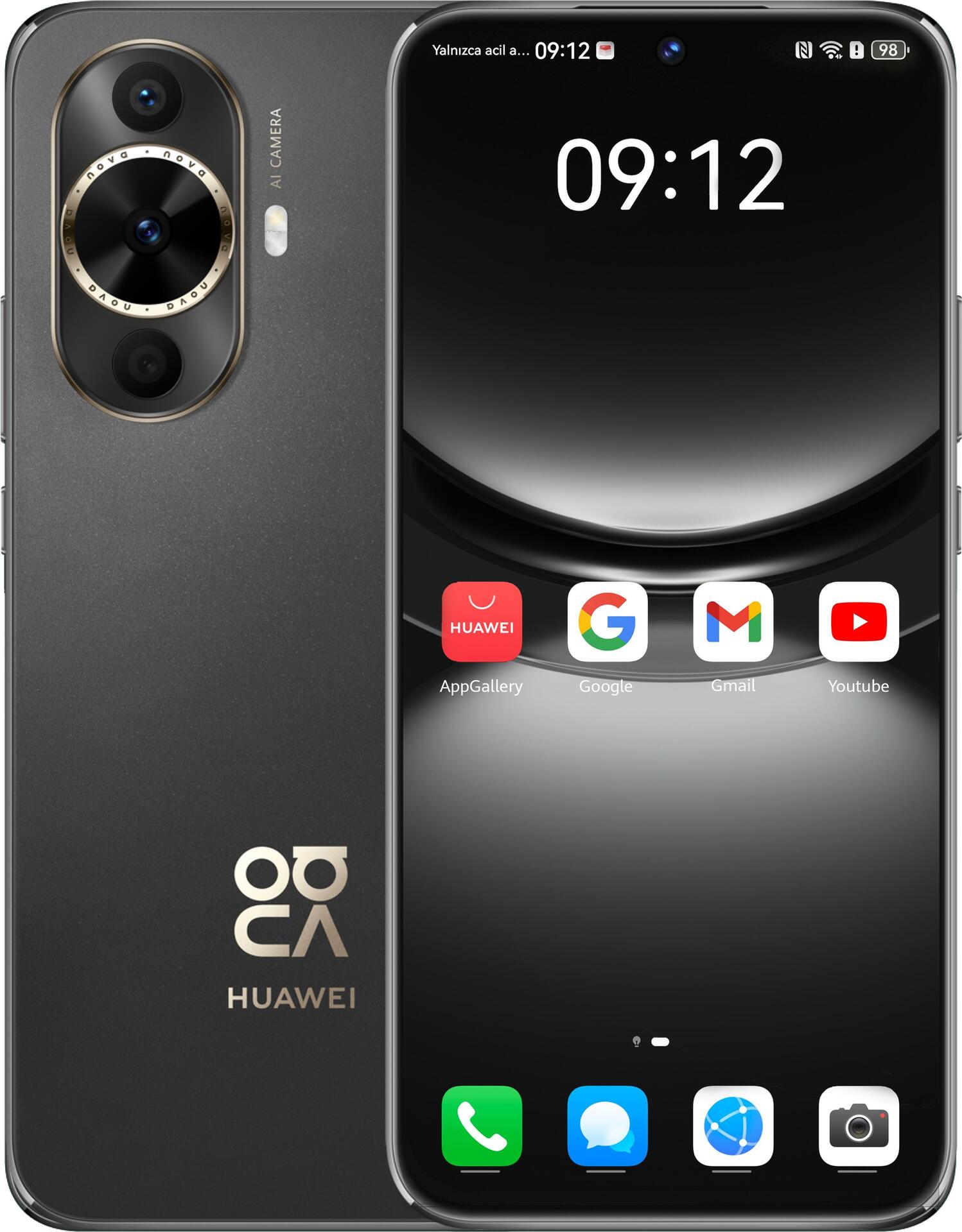 Купить Huawei nova 12s 17 cm (6.7") Dual-SIM Android 14 4G USB Typ-C 8 GB 256 GB 4500 mAh Schwarz (51097UGX) в магазине wardena.ru