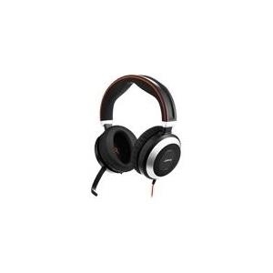 Купить Jabra Evolve 80 UC Duo (Headset 3,5 mm Klinke) (14401-11) в магазине wardena.ru