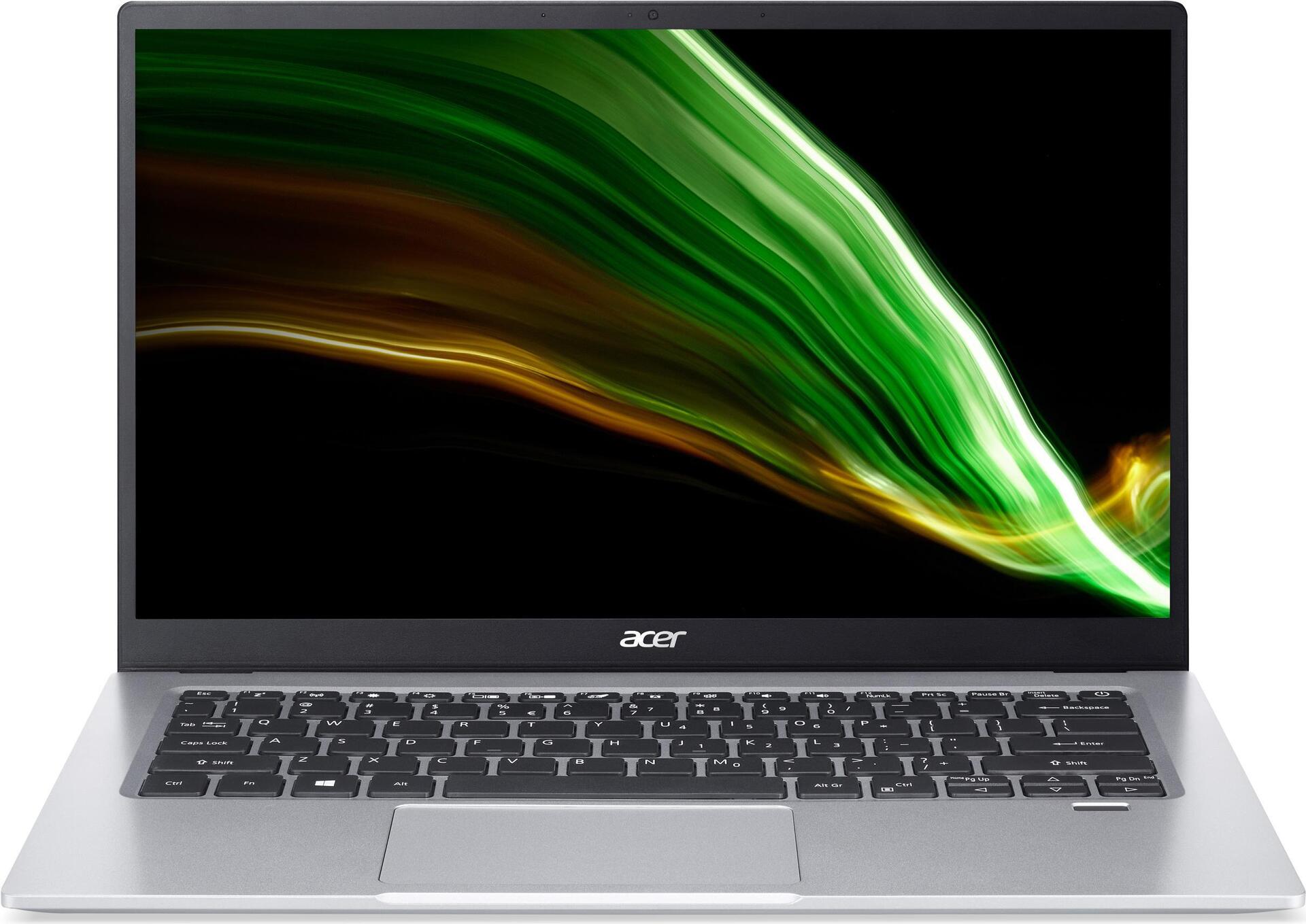 Купить Acer Swift 1 SF114-34-P3PV - Intel Pentium Silver N6000 / 1.1 GHz - Win 10 Home 64-Bit - UHD Graphics - 4 GB RAM - 256 GB SSD - 35.6 cm (14") IPS 1920 x 1080 (Full HD) - Wi-Fi 6 - Reines Silber - kbd: Deutsch (NX.A77EV.006) в магазине wardena.ru