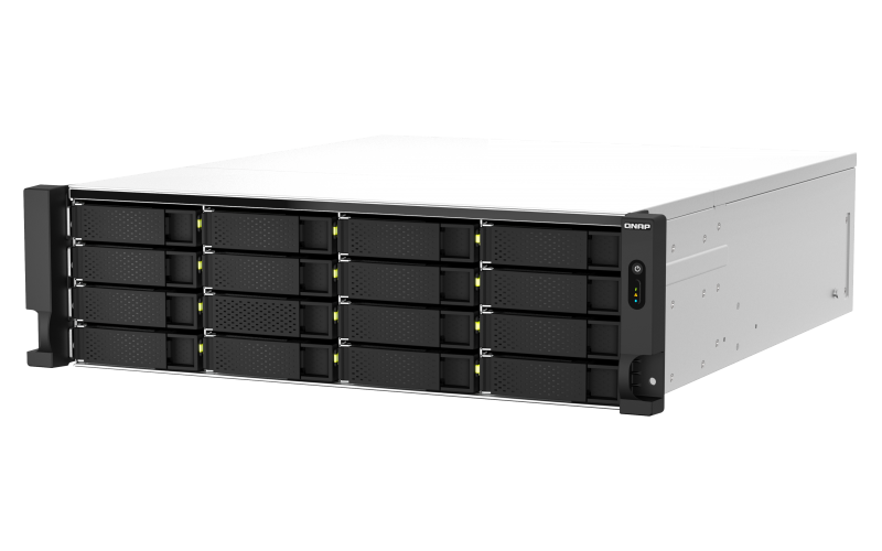 Купить QNAP TS-H2287XU-RP - NAS-Server - 22 Schächte - Rack - einbaufähig - SATA 6Gb/s - RAID 0, 1, 5, 6, 10, 50, JBOD, 60 - RAM 32 GB - 2.5 Gigabit Ethernet / 10 Gigabit Ethernet - iSCSI Support - 3U (TS-H2287XU-RP-E2336-32G) в магазине wardena.ru