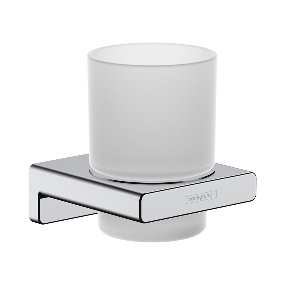 Купить Hansgrohe AddStoris Стакан для зубных щеток хром-черный матовый 41749340 в магазине wardena.ru