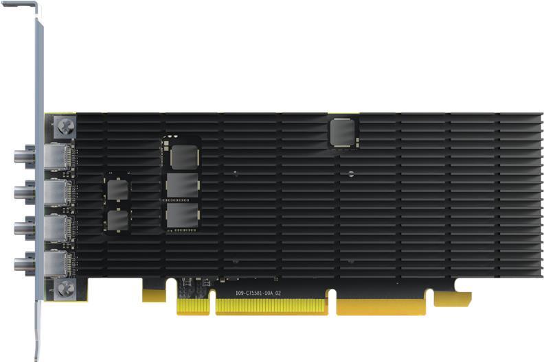 Купить Matrox LUMA Series fanless 30w low-profile PCIe x16 x8 electrical Graphics card based - PCI - 4.096 MB - GDDR6 (LUMA-A310) в магазине wardena.ru