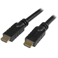 Купить StarTech.com High Speed HDMI Kabel - St/St - Aktiv - CL2 In-Wall - 20m - Ultra HD 4K x 2K - Aktives HDMI Kabel - HDMI-Kabel - HDMI männlich zu HDMI männlich - 20 m - Doppelisolierung - Schwarz (HDMM20MA) в магазине wardena.ru