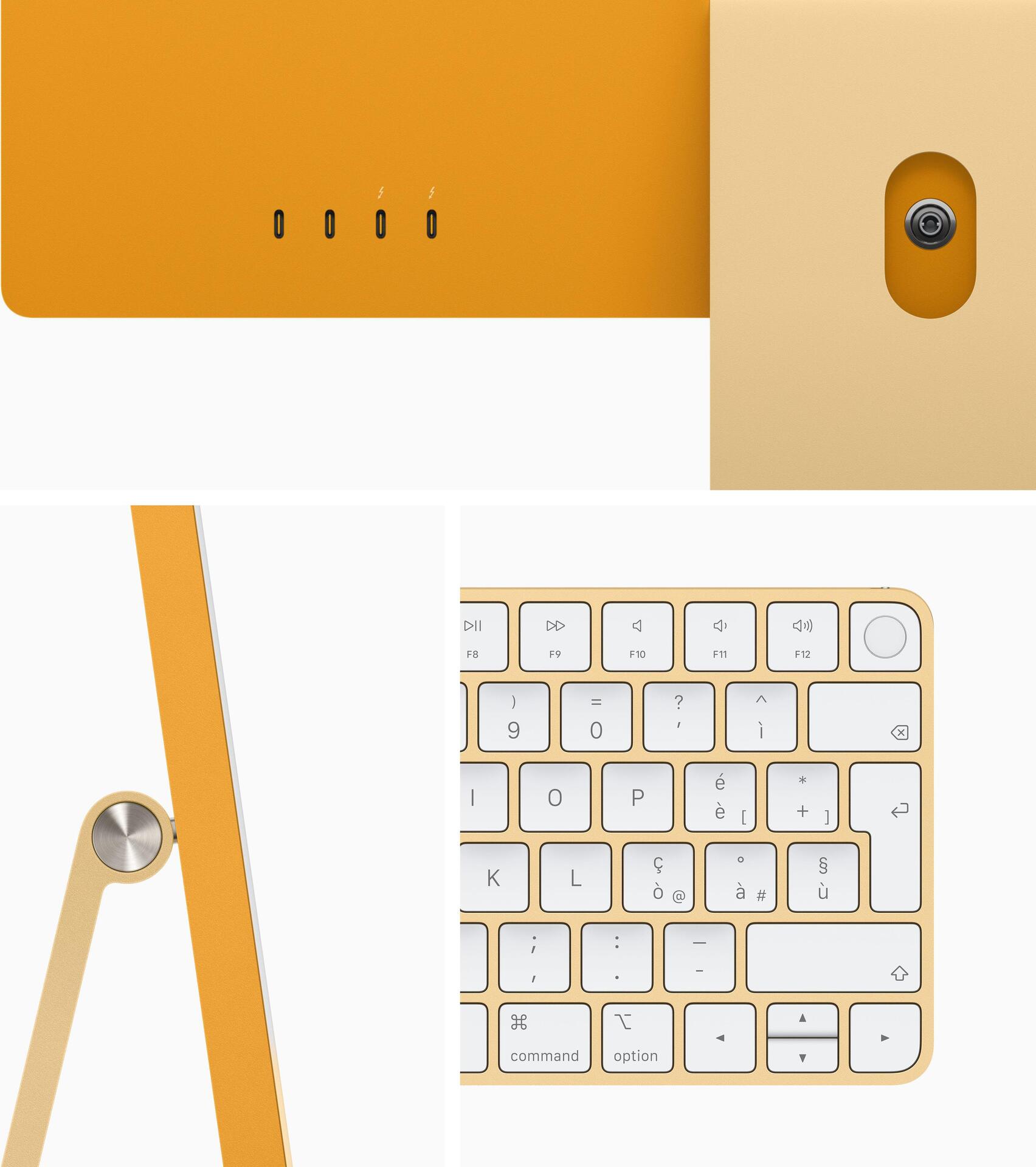 Купить Apple iMac Apple M 61 cm (24" ) 4480 x 2520 Pixel 16 GB 1000 GB SSD All-in-One-PC macOS Big Sur Wi-Fi 6E (802.11ax) Gelb (Z12S_5015_DE_CTO) в магазине wardena.ru