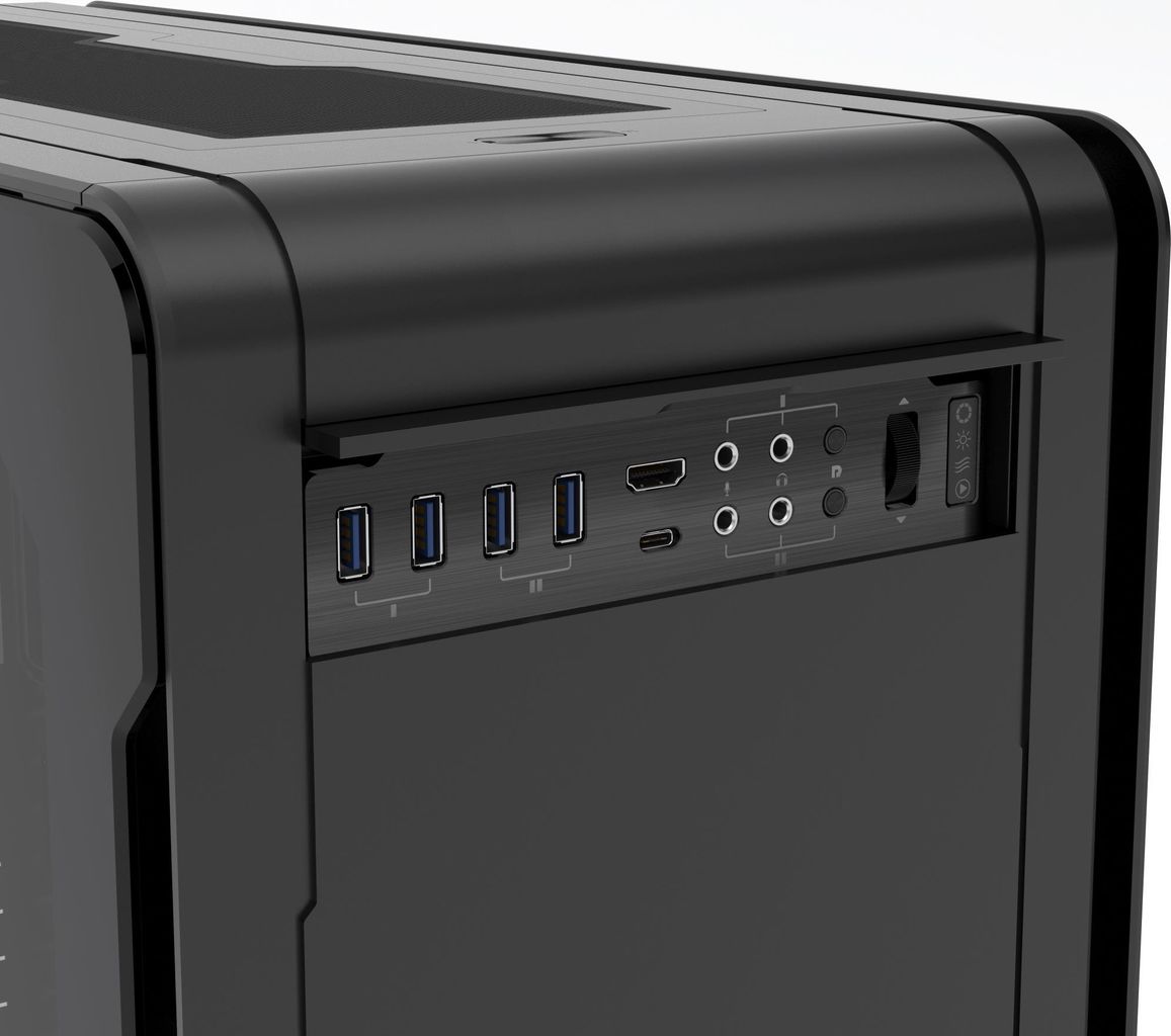 Купить Phanteks Enthoo Elite - Tower - SSI EEB - windowed side panel - ohne Netzteil - Satin Black - USB/Audio (PH-ES916E_BK) в магазине wardena.ru