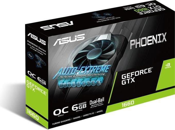 Купить ASUS Phoenix PH-GTX1660S-O6G NVIDIA GeForce GTX 1660 SUPER 6 GB GDDR6 (90YV0DT0-M0NA00) в магазине wardena.ru