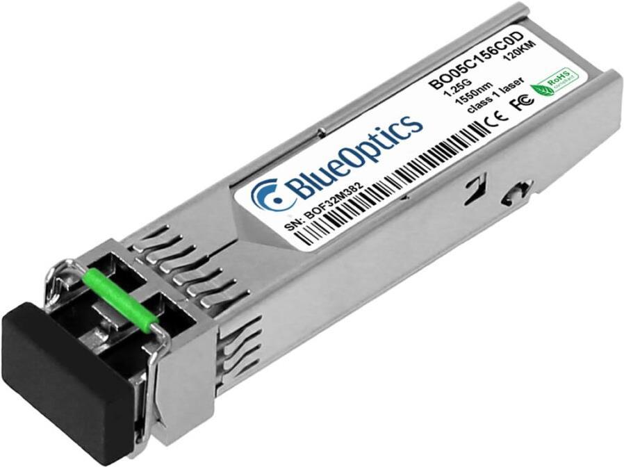 Купить Kompatibler FibroLAN B240 BlueOptics BO05C156C0D SFP Transceiver, LC-Duplex, 1000BASE-ZX, Singlemode Fiber, 1550nm, 120KM, DDM, 0°C/+70°C (B240-BO) в магазине wardena.ru