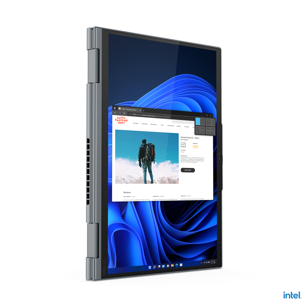 Купить Lenovo ThinkPad X1 Yoga Gen 7 21CD - Flip-Design - Intel Core i7 1255U / 1.7 GHz - Evo - Win 10 Pro 64-Bit (mit Win 11 Pro Lizenz) - Iris Xe Graphics - 16 GB RAM - 512 GB SSD TCG Opal Encryption 2, NVMe, Performance - 35 (21CD006XGE) в магазине wardena.ru