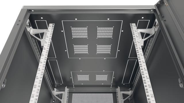 Купить EFB Elektronik PRO-2460TS.P1 Rack 24U Freistehendes Gestell Schwarz (PRO-2460TS.P1) в магазине wardena.ru