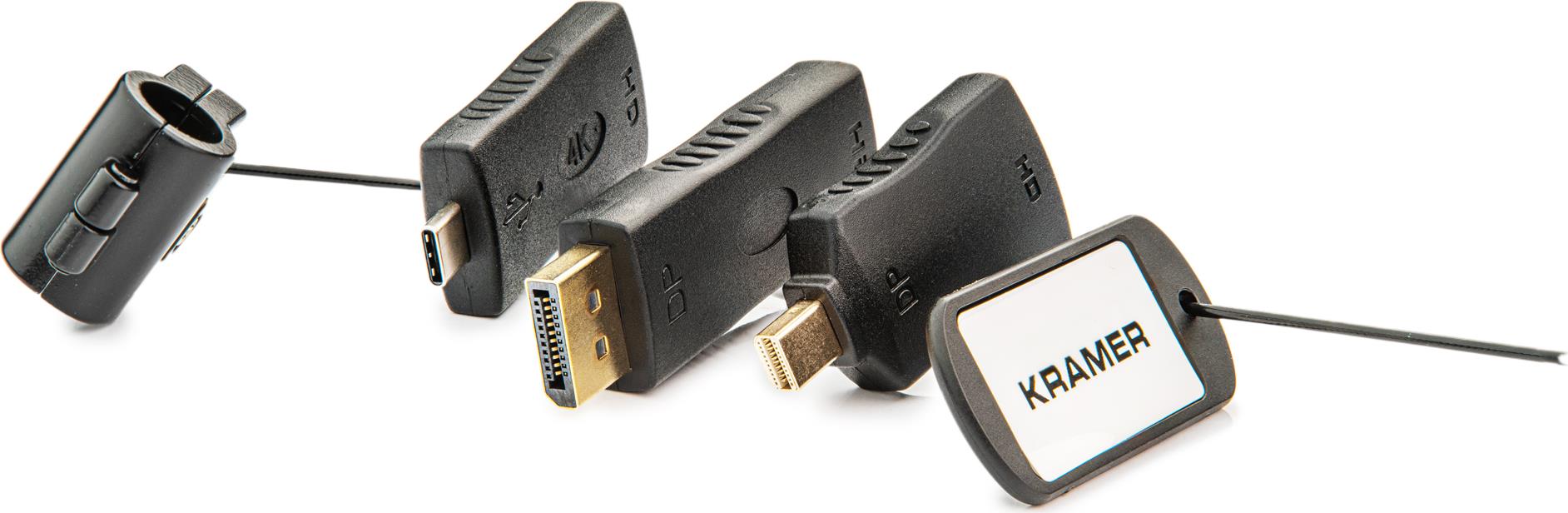 Купить Kramer Electronics AD-RING-11 HDMI Typ A (Standard) DisplayPort Schwarz (99-9191051) в магазине wardena.ru