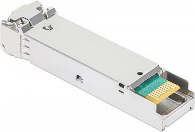 Купить INTELLINET Gigabit SFP Mini-GBIC Transceiver WDM bidirektional für LWL-Kabel 1000Base-BX-D (LC) Singlemode-Port, 120 km, BiDi WDM (RX1490/TX1550), MSA-konform für maximale Kompatibilität, silber (508650) в магазине wardena.ru