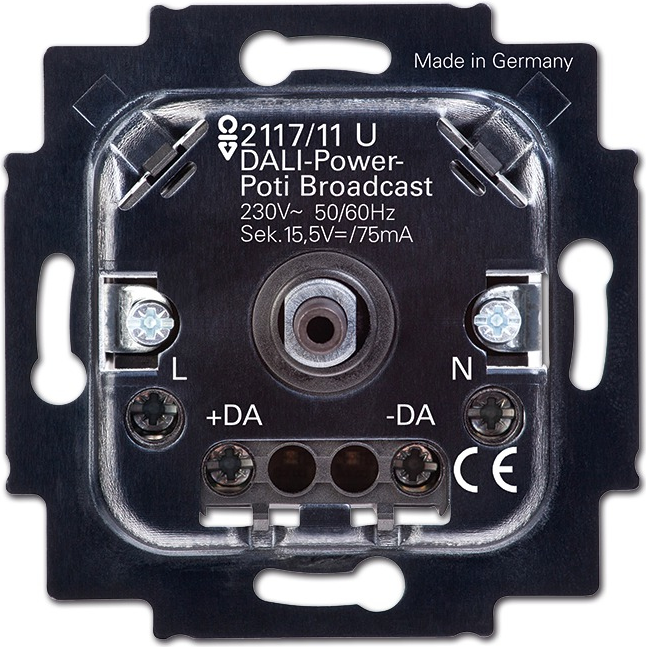 Купить Busch Jaeger 2117/11 U Dimmer Eingebaut Schwarz (6599-0-2986) (2CKA006599A2986) в магазине wardena.ru