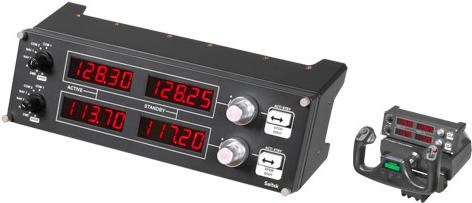 Купить Logitech Saitek Pro Flight Radio Panel - Flugsimulator-Instrumentenbrett - verkabelt - für PC (945-000011) в магазине wardena.ru