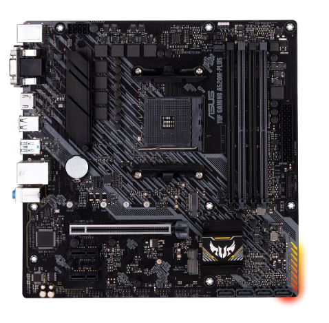 Купить ASUS TUF GAMING A520M-PLUS - Motherboard - micro ATX - Socket AM4 - AMD A520 - USB 3,2 Gen 1, USB 3,2 Gen 2 - Gigabit LAN - Onboard-Grafik (CPU erforderlich) - HD Audio (8-Kanal) (90MB14Y0-M0EAY0) в магазине wardena.ru