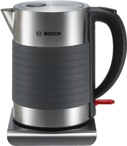 Купить Bosch Haushalt TWK7S05 Wasserkocher schnurlos Edelstahl, Schwarz в магазине wardena.ru