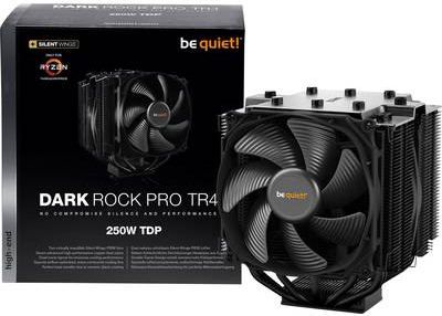Купить be quiet! Dark Rock PRO TR4 - Prozessorkühler - (für: TR4) - Aluminium - 135 mm/120 mm - Schwarz (BK023) в магазине wardena.ru