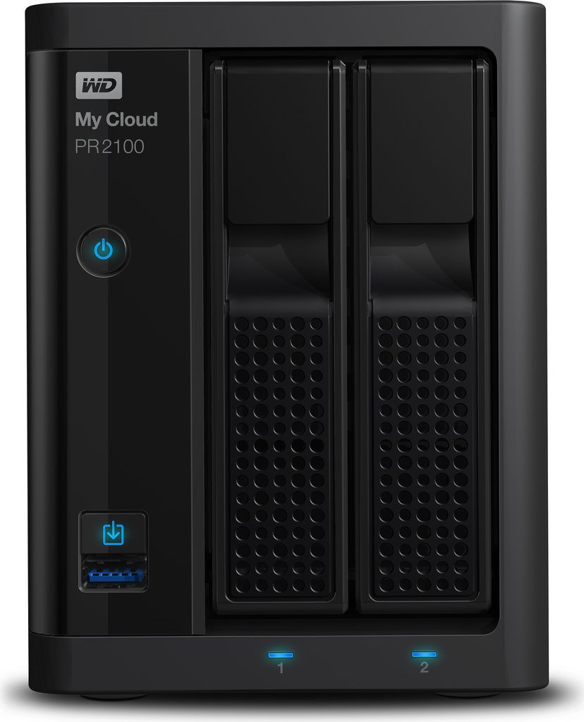 Купить WD My Cloud PR2100 WDBBCL0120JBK - NAS-Server - 2 Schächte - 12TB - HDD 6TB x 2 - RAID 0, 1, JBOD - Gigabit Ethernet (WDBBCL0120JBK-EESN) в магазине wardena.ru
