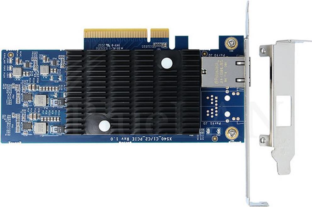 Купить BlueLAN Converged Network Adapter X540-T1, Ethernet, FCoE, 10GbE Single Port RJ45, Chipsatz: Intel X540, PCIe 2.0, x8 Lane, Betriebssystem: Windows, Linux, FreeBSD, Virtualisierung: VMware ESXi, Microsoft Hyper-V,KVM und (BLCNADAC19) в магазине wardena.ru