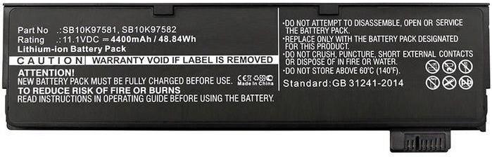 Купить CoreParts Laptop Battery 49Wh Li-ion 11.1V 4400mAh Black - Batterie - 4.400 mAh (4X50M08811-CP) в магазине wardena.ru