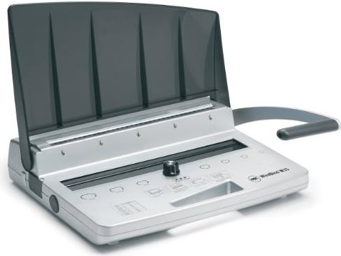 Купить GBC Drahtbindegerät WireBind W15, silber/anthrazit bis DIN A4, Stanzleistung: 15 Blatt, Bindekapazität: 125 (4400402) в магазине wardena.ru