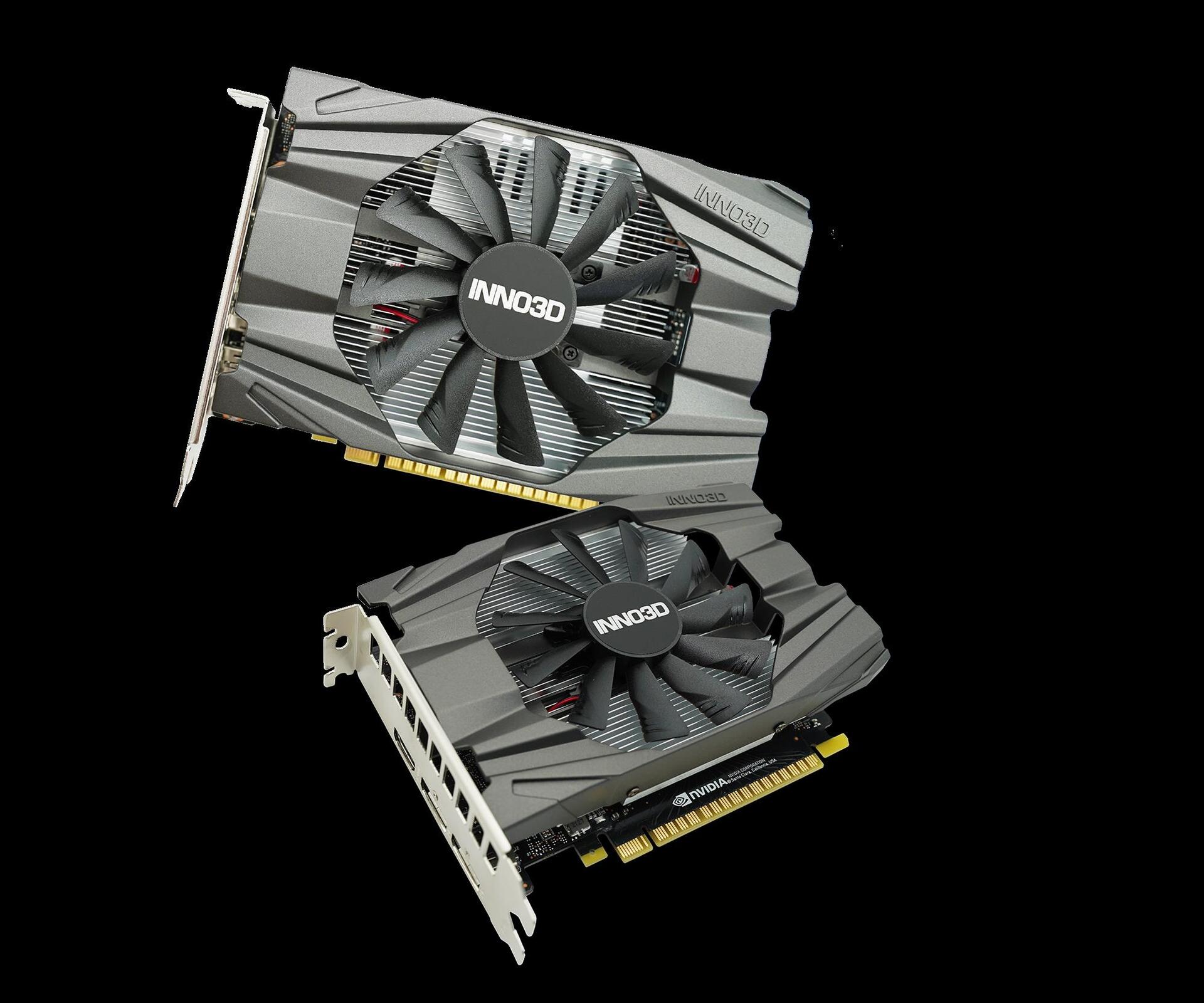 Купить InnoVISION Inno3D GeForce GTX 1630 COMPACT - Grafikkarten - NVIDIA GeForce GTX 1630 - 4GB GDDR6 - PCIe 3.0 x16 - HDMI, 2 x DisplayPort (N16301-04D6-1177VA19) в магазине wardena.ru