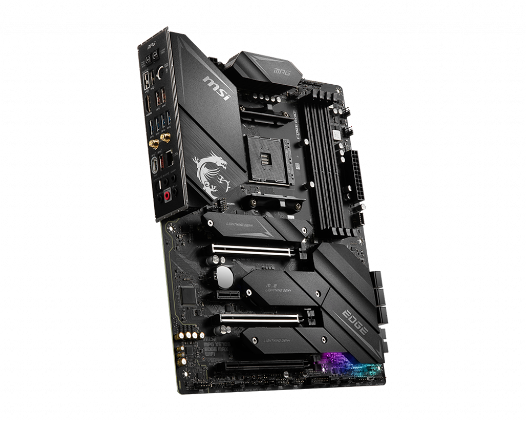 Купить MSI MPG X570S EDGE MAX WIFI - Motherboard - ATX - Socket AM4 - AMD X570 Chipsatz - USB-C Gen2, USB 3.2 Gen 1, USB 3.2 Gen 2 - 2.5 Gigabit LAN, Wi-Fi, Bluetooth - Onboard-Grafik (CPU erforderlich) - HD Audio (8-Kanal) (7D53-003R) в магазине wardena.ru