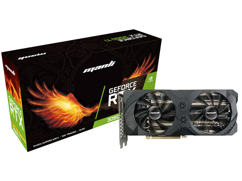 Купить Manli GeForce RTX 3060 Ti LHR - Grafikkarten - GF RTX 3060 Ti - 8 GB GDDR6 - PCIe 4.0 - HDMI, 3 x DisplayPort (N630306TIM24802) в магазине wardena.ru