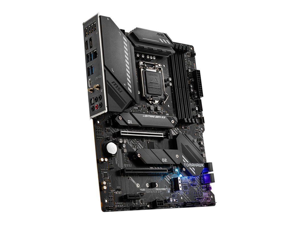 Купить MSI MAG B560 TOMAHAWK WIFI - Motherboard - ATX - LGA1200-Sockel - B560 - USB-C Gen2, USB 3.2 Gen 1, USB 3.2 Gen 2x2 - 2.5 Gigabit LAN, Wi-Fi, Bluetooth - Onboard-Grafik (CPU erforderlich) - HD Audio (8-Kanal) (7D15-005R) в магазине wardena.ru