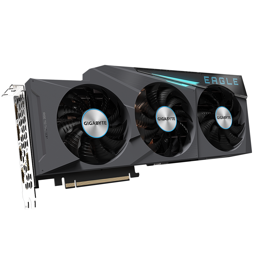 Купить Gigabyte GeForce RTX 3080 EAGLE OC 10G - OC Edition - Grafikkarten - GF RTX 3080 - 10 GB GDDR6X - PCIe 4.0 x16 - 2 x HDMI, 3 x DisplayPort (GV-N3080EAGLE OC-10GD) в магазине wardena.ru
