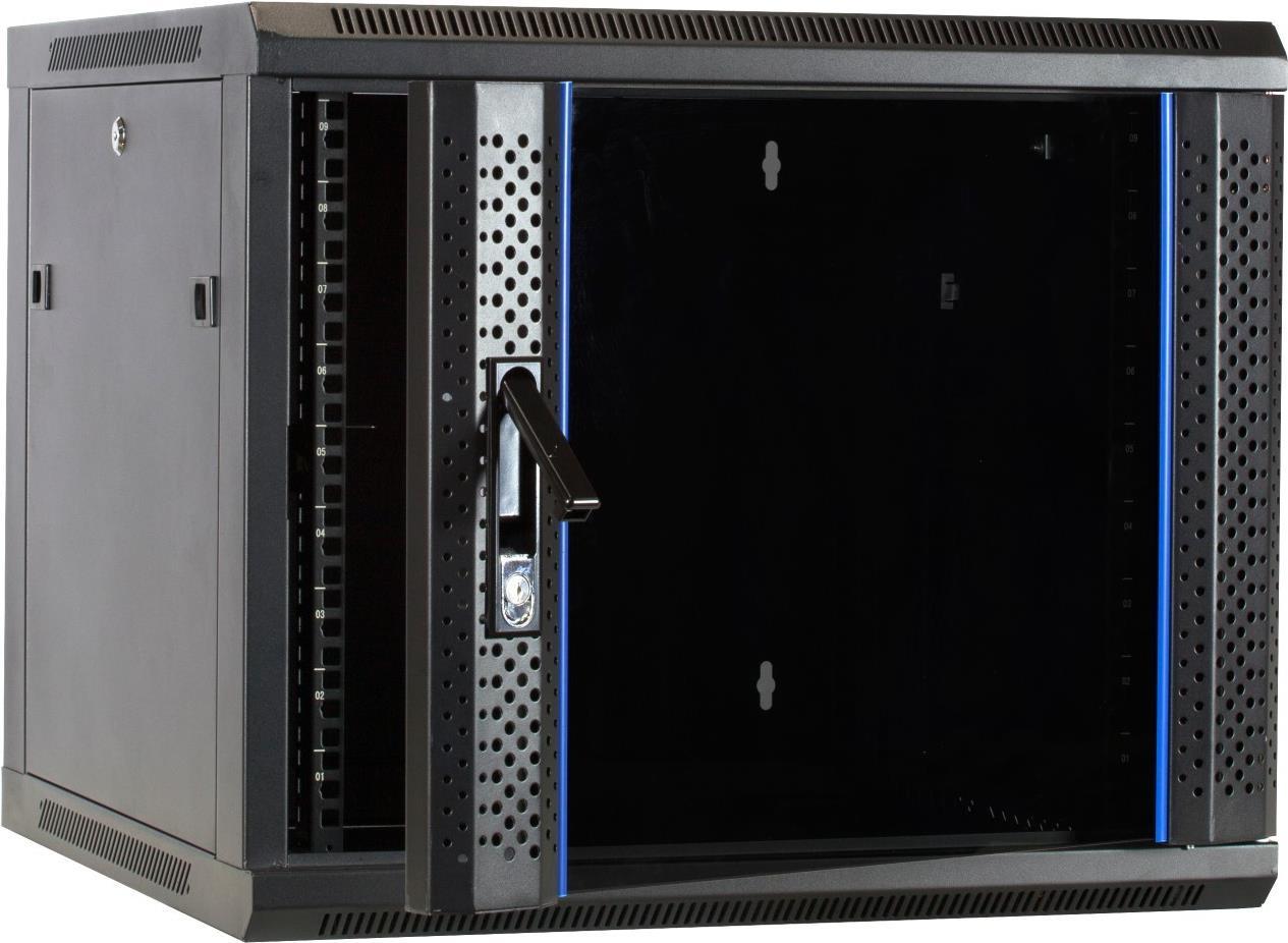 Купить DSIT 9 HE Serverschrank, 19” Wandgehäuse mit Glastür (BxTxH) 600 x 600 x 501mm (DS6609) в магазине wardena.ru