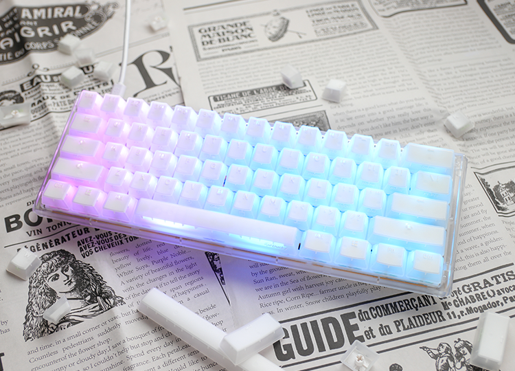 Купить Ducky One 3 Aura White Mini Gaming Tastatur, RGB LED - MX-Silent-Red (US) (DKON2161ST-SUSPDAWWWWC1) в магазине wardena.ru