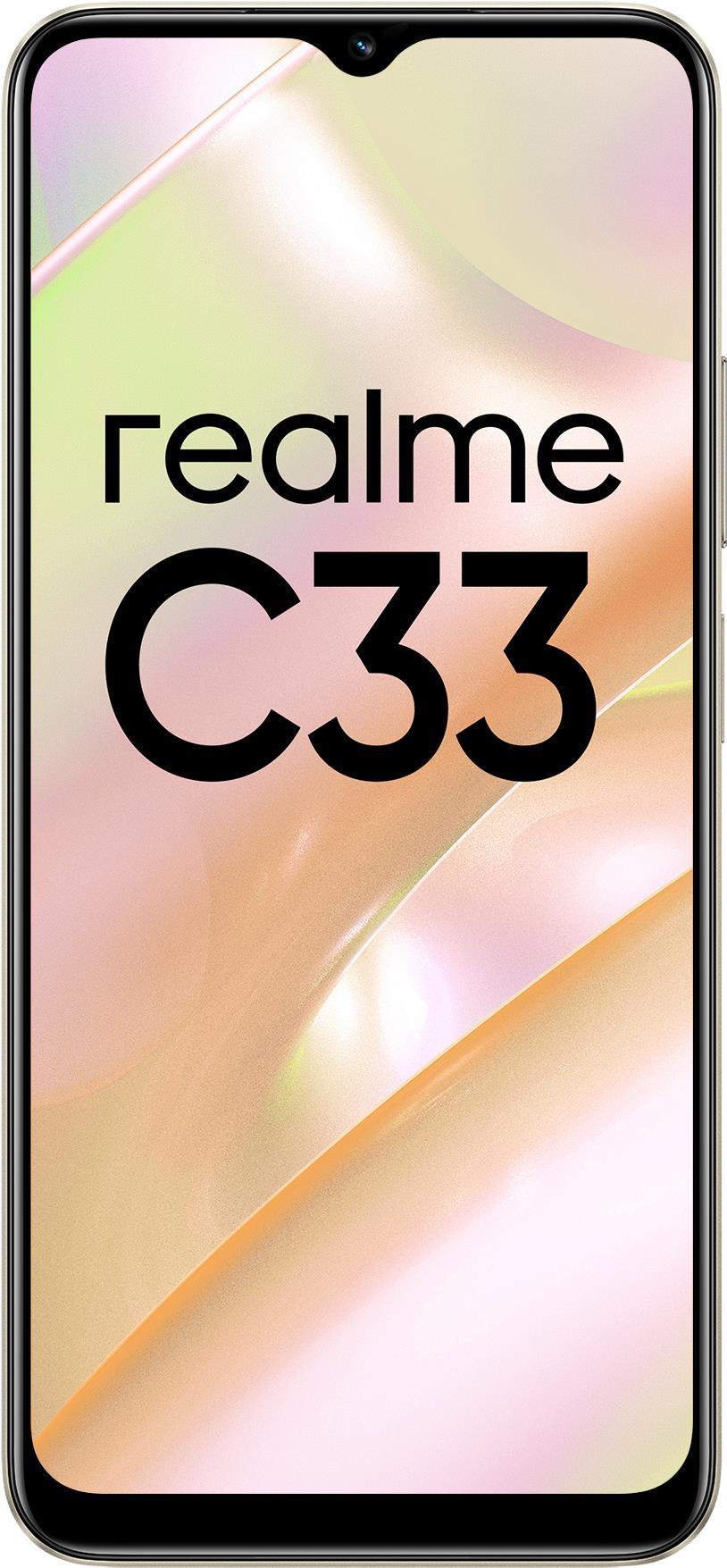 Купить Realme C33 - Smartphone - Dual-SIM - Triple-Kamera - front camera (6051493) в магазине wardena.ru