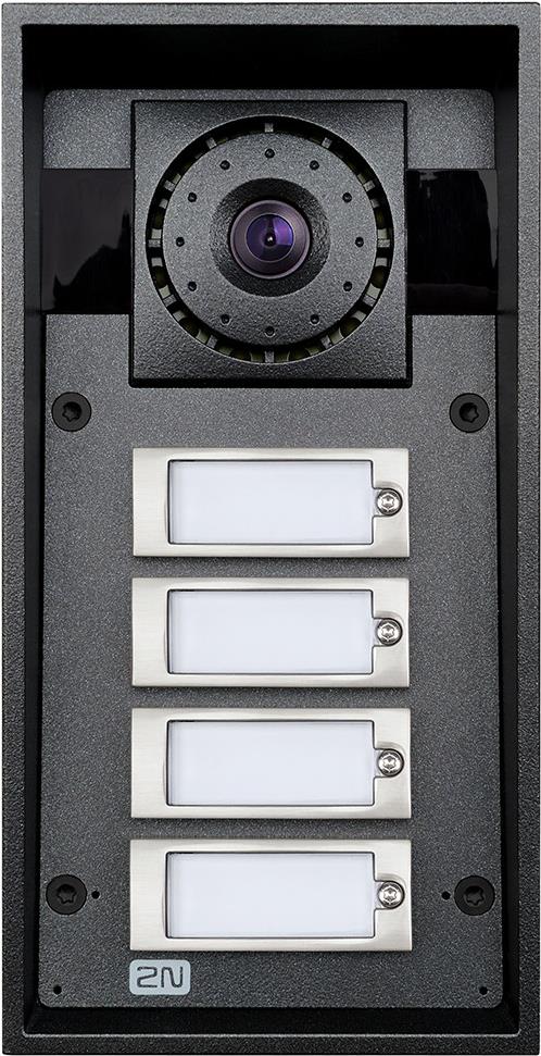 Купить 2N IP FORCE 4Tasten HDCAM SPEAKER IP Force mit 10Watt Lautsprecher, HD Kamera und 4 Klingeltasten/ Die IP Foce kann Unter- oder Aufputz montiert werden (Rahmen notwendig)/ Stromversorgung über PoE oder Netzteil 12VD/ 2A/ (9151104CHW-D) в магазине wardena.ru