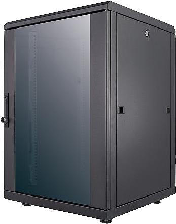 Купить Intellinet - Schrank - Netzwerkschrank - Schwarz, RAL 9005 - 16U - 48.3 cm (19") (713061) в магазине wardena.ru