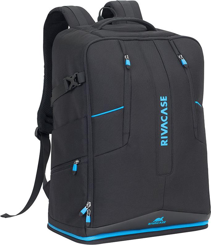 Купить Rivacase 7890 - Rucksack - 40,6 cm (16" ) - ausziehbar - Schultergurt - 2,25 kg - Schwarz - Blau (7890 BLACK) в магазине wardena.ru