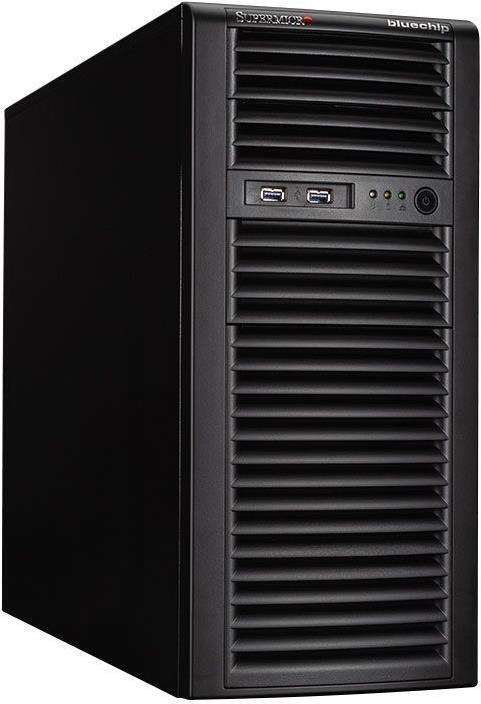 Купить bluechip SERVERline T40303s - Server - Tower - 1-Weg - 1 x Xeon Bronze 3204 / 1.9 GHz - RAM 16 GB - SSD 2 x 240 GB - DVD-Writer - AST2500 - GigE - kein Betriebssystem - Monitor: keiner - Schwarz (850386) в магазине wardena.ru