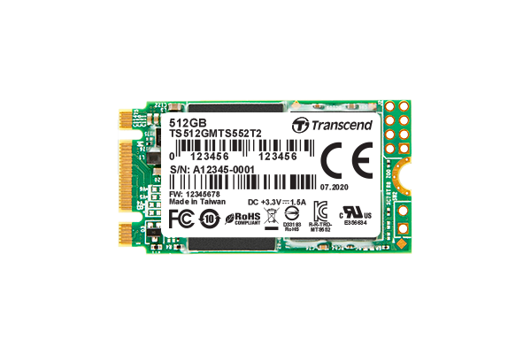 Купить Transcend MTS552T2-I - SSD - 256 GB - intern - M.2 2242 (doppelseitig) (M.2 2242 (doppelseitig)) - SATA 6Gb/s (TS256GMTS552T2-I) в магазине wardena.ru
