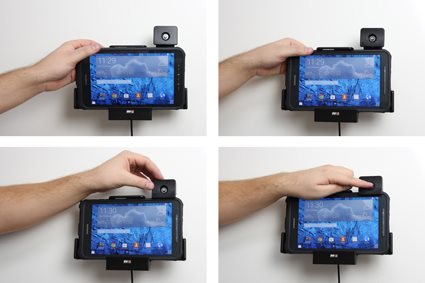 Купить Brodit Holder with lock - Fahrzeughalterung/Ladegerät - für Samsung Galaxy Tab Active (536676) в магазине wardena.ru