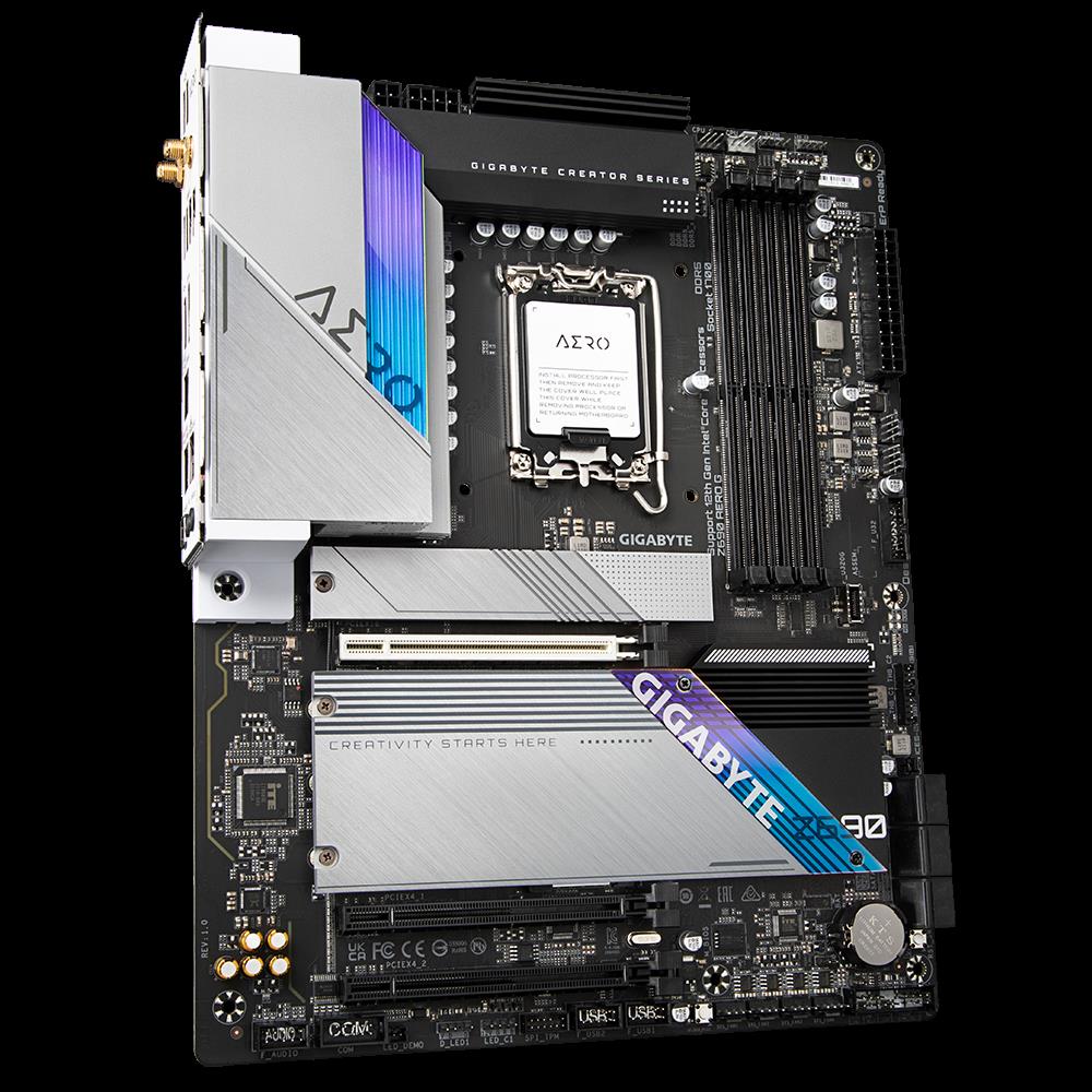 Купить Gigabyte Z690 AERO G Motherboard Intel Z690 Express LGA 1700 ATX (Z690 AERO G) в магазине wardena.ru