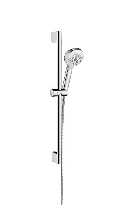 Купить Hansgrohe Crometta 100 Multi 65 см душевой гарнитур хром-белый матовый 26650400 в магазине wardena.ru