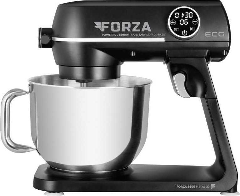 Купить Küchenmixer ECG FORZA 6600 Metallo Nero Küchenmaschine, 1800W (ECGFORZA6600) в магазине wardena.ru