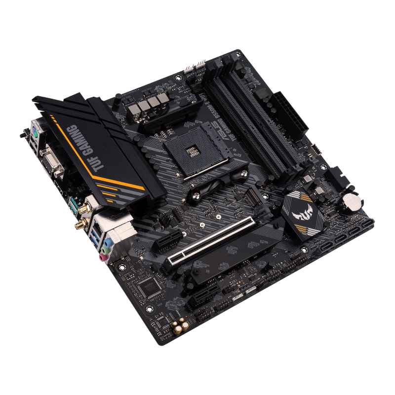 Купить ASUS TUF GAMING B550M-E WIFI - Motherboard - micro ATX - Socket AM4 - AMD B550 Chipsatz - USB-C Gen1, USB 3.2 Gen 1, USB 3.2 Gen 2 - Gigabit LAN, Wi-Fi 6, Bluetooth - Onboard-Grafik (CPU erforderlich) - HD Audio (8-Kanal (90MB17T0-M0EAY0) в магазине wardena.ru