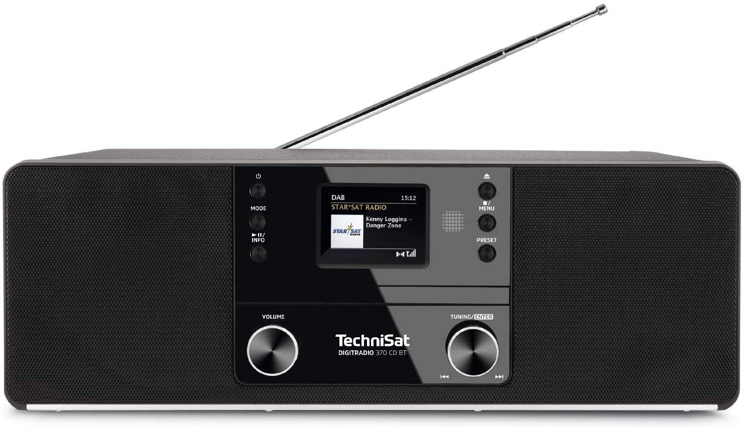 Купить TechniSat DigitRadio 370 CD BT - Audiosystem - 2 x 5 Watt - Schwarz (0000/3948) в магазине wardena.ru