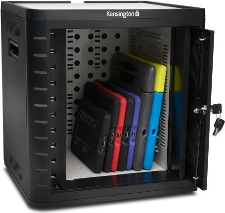 Купить Kensington Charge & Sync Cabinet, Universal Tablet - Schrankeinheit für 10 Tablets - Schwarz (K67862EU) в магазине wardena.ru