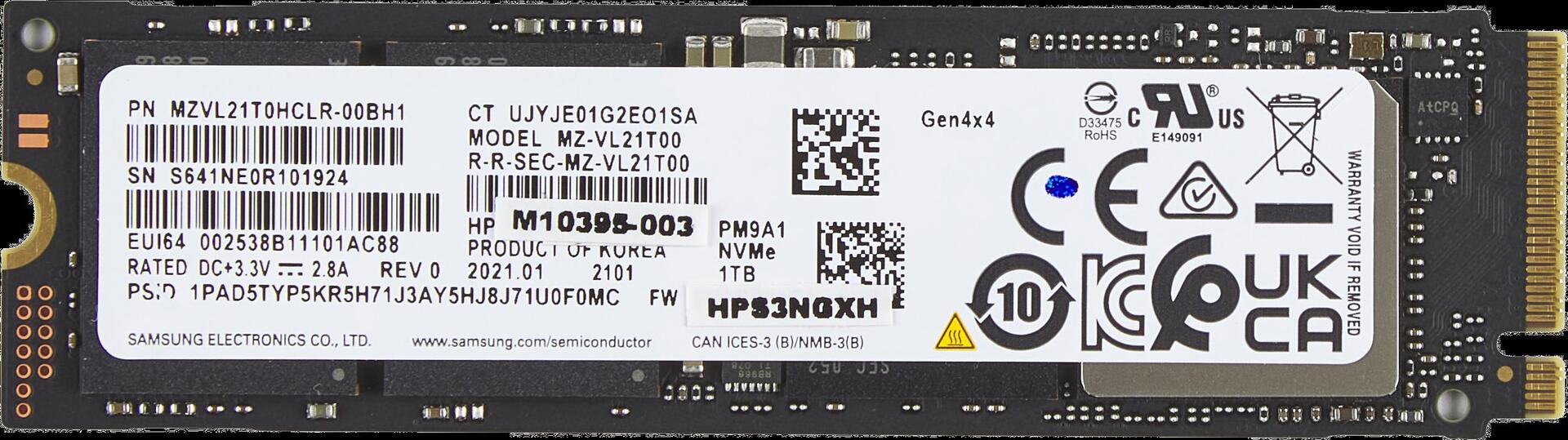 Купить HP - SSD - 1 TB - intern - M.2 - PCIe 4.0 x4 (NVMe) - für Pro x360, ProBook 44X G9, 45X G9, ZBook Firefly 14 G9, 16 G9, ZBook Fury 16 G9 (5R8Y0AA) в магазине wardena.ru