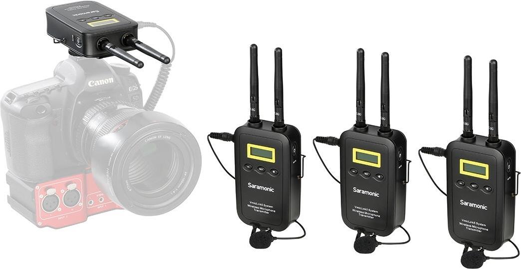 Купить SARAMONIC VmicLink5 TX&TX&TX&RX (6971008020281) в магазине wardena.ru