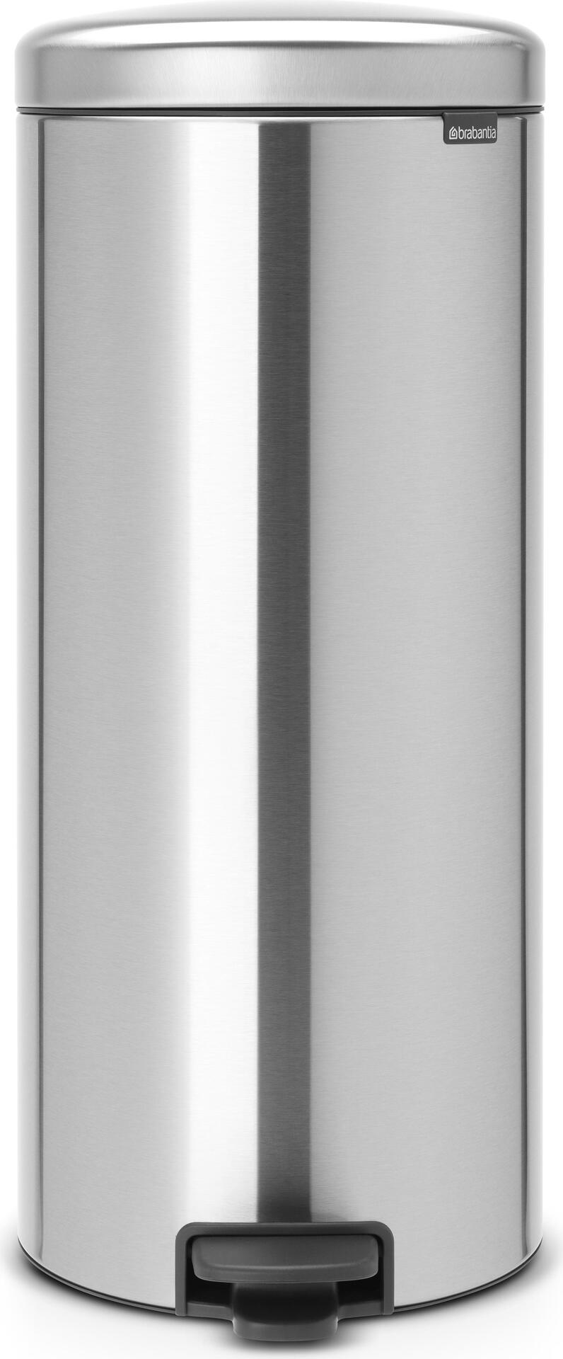 Купить Brabantia Pedal Bin newIcon Rund Gebürsteter Stahl (11 43 80) в магазине wardena.ru